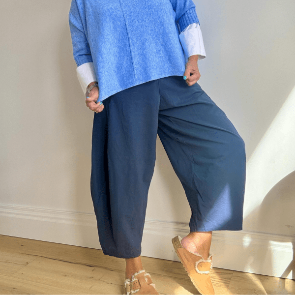 Portobello Cropped Barrel Joggers