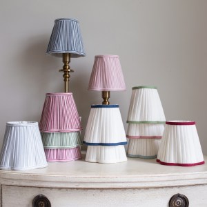 Candle clip six inch scalloped lampshades