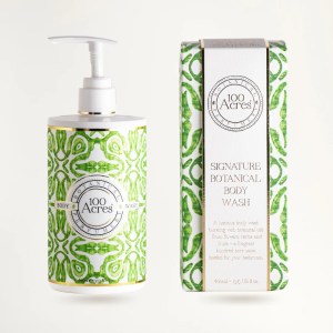 100 Acres Luxury Natural Botanical Body Wash