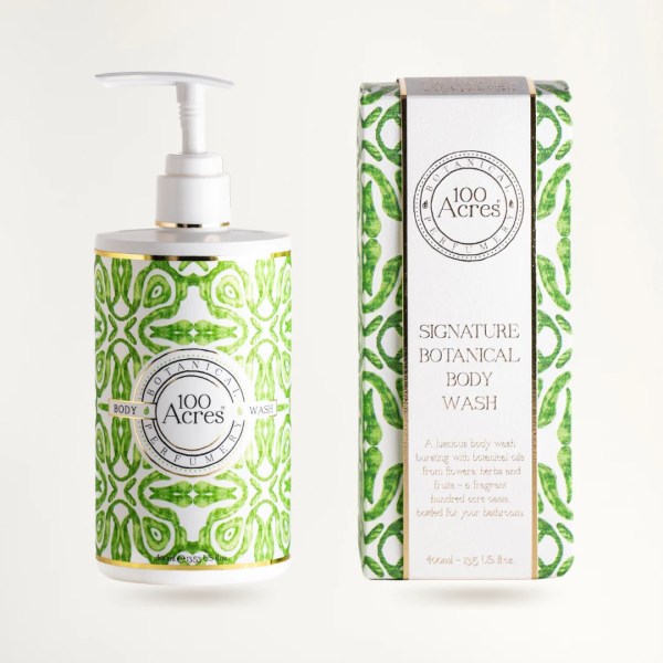 100 Acres Luxury Natural Botanical Body Wash