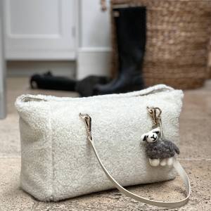 A TETBURY MINI SLOUCHY SHEEPSKIN TOTE