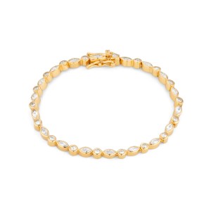 Tennis Gold Bracelet