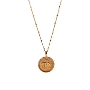 Thrive Shorthand Gold Necklace - Claire Hill Designs