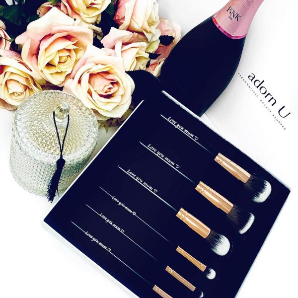'Signature Set' Personalised Luxurious Makeup Brushes (in an elegant gift box)