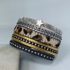 King of Cuffs - Leather Cuff Bracelet
