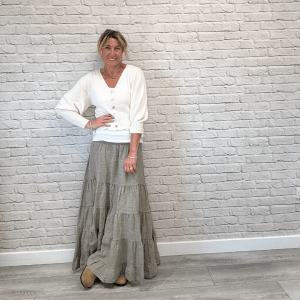 Edie Tiered Maxi Skirt