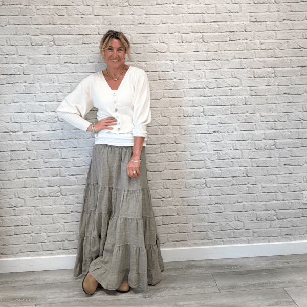 Edie Tiered Maxi Skirt