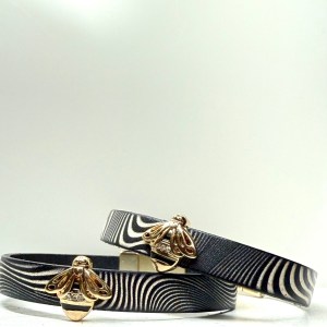 Buzzy Bee Leather Bracelet