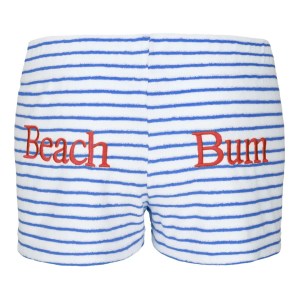 Towelling Hipster Shorts Beach Bum Collection