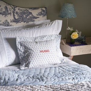 Blue Pomily Baby Pillowcase