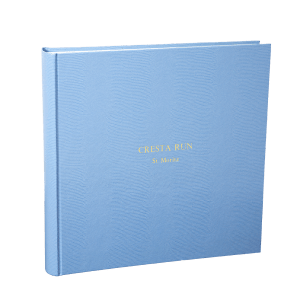 Hungerford Large Square Photo Album, Pale Blue