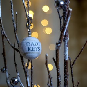 Personalised Mini Tennis Ball Keyring