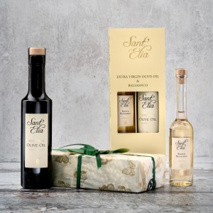 Sant'Elia Extra Virgin Olive Oil and Balsamico Bianco Gift Box