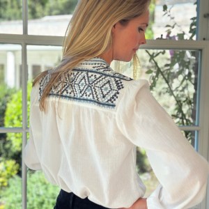 Cotton Embroidered Shirt