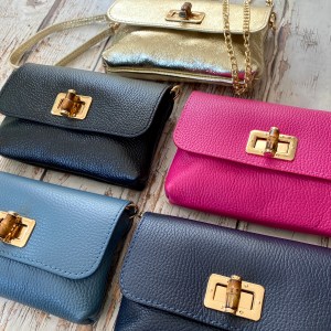 Lucie Pebbled Leather Small Bag