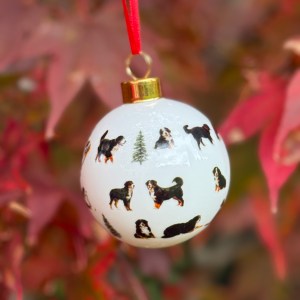 Powderhound Mountain Dog Bauble