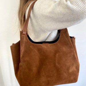 Coco Suede Tote Bag
