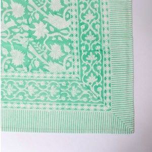 hand blocked table cloth large