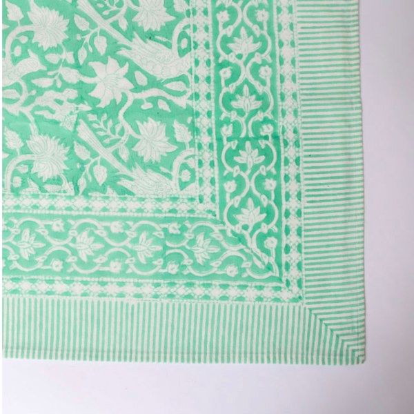 hand blocked table cloth large