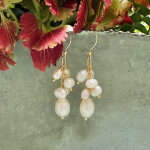 Chandelier Freshwater Pearl Drop Earrings
