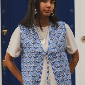 Blue Amour Waistcoat