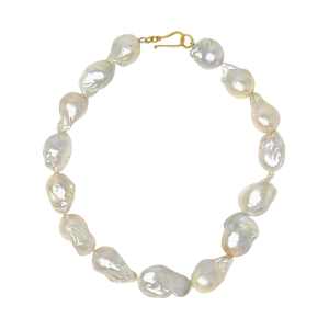 Freja Large Baroque Pearl Necklace