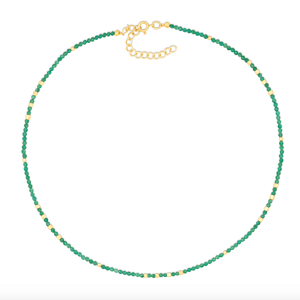 Alma Necklace - Green Onyx