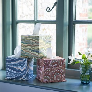 Marbled Tissue Box Cover