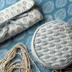 Blue Pomily Jewellery Pouch