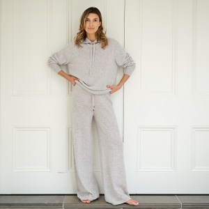 Wide Leg Cashmere Joggers