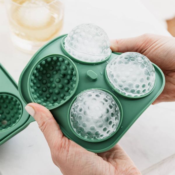 Silicone Golf Ball Ice Cube Tray