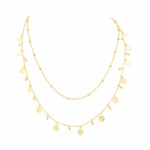 18ct gold-plated sterling silver necklace