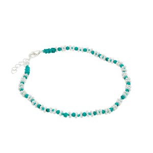 Turquoise Bracelet, Sterling Silver
