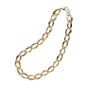 Gold Chunky Statement Chain Necklace