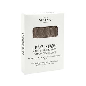 Waffle Makeup Pads in Clay - Set of 4