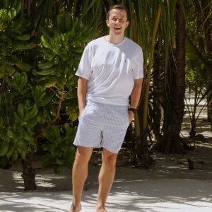 Organic Brushed Cotton Loungewear Shorts