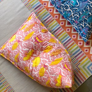 Pink Coral Reef Bean Bag Cover