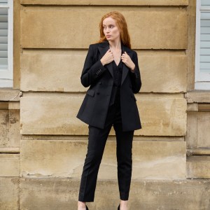 Three-piece Tux Suit in Black Onyx