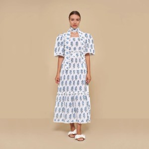 Farrah Block Print Dress