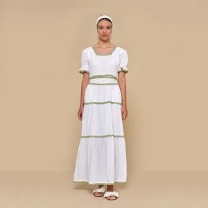 Tara White Maxi Dress