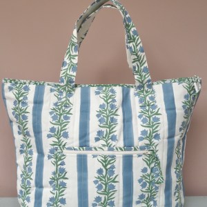 Amba Bag – Quilted Cotton Canvas Tote