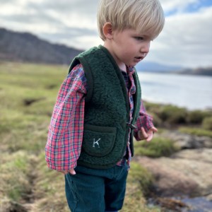 Forest Sheepskin Gilet