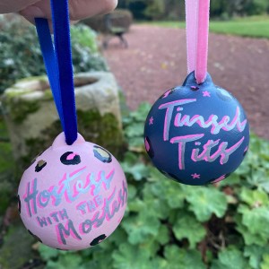 Handpainted Christmas Baubles