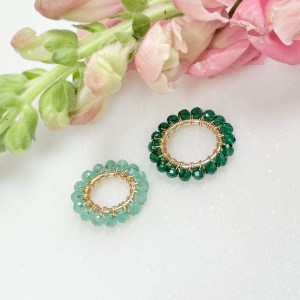 Emerald & Mint Jade Pendants