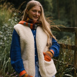 Wool Gilet - Natural