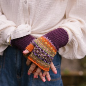 Alloa Open Mitt in Copperland