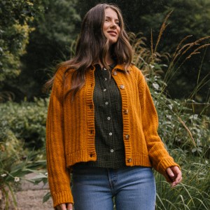 Bonnie Polo Cardigan - Oxide