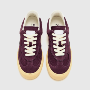 Lagoon Suede Sneakers in Burgundy