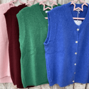 Soft Sleeveless Cardigan