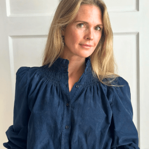 Lilou Needlecord Shirt Navy